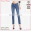 plus size chlothing hot sale low waist closed fit denim pants for women
