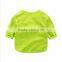 Baby Front Button Polo Shirt Natural Life Shirts Grass Green Linen T-shirt