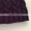 Myfur Natural Raccoon Fur Bobble Winter Animal Fur Pom Pom Knit Beanie Hat