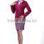 2016 New style cotton/polyester blend elegent Stewardess Airline Uniform for stewardess customize logo wholesale