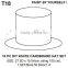10 pcs papaer craft DIY cardboard baseball cap