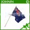 latest polyester 20*30cm plastic holder hot Australia election hand flag