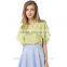 A loose sleeveless chiffon blouse on the side of a lotus leaf women shirt SD96