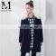 Women Fashion Cotton Shell Material Long Parka /Raccoon Fur Collar Real Fox Fur Lined Parka