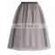 Mesh Tulle Skirt in Taupe
