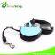 led retractable dog leash/dog collar