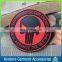 custom die cut rubber patch logo pvc cartoon rubber badge
