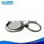 Custom design metal keyring sublimation blank keychain