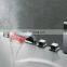 Bathroom Waterfall Bathtub Faucet Set LED Tub Filler with Handheld Shower