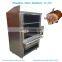 Automatic rotating indoor barbecue charcoal grill machine with stainless steel and smoker