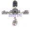 Tee Ball valve 3 6 8 10 mm 3/8" hard tube stainless steel 304 card set 3 way Horizontal Panel Switching ball valve