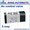 GOGO ATC Pneumatic air valve 4A110-06 Port 1/8 inch BSP 5 way air control valve