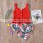 Girls Summer Clothing Sets Tops + Flowers Shorts Fashion 2Pcs Kid Girls Outfit Sets Casual Baby Girls Clothes Sets
