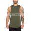 Custom Print Embroidery Men 100% Cotton Fitness Custom Print Plain Gym Tank Top