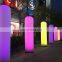 LED Lighting Cone Props Decorative White Glow Inflatable Tusk Tube for Wedding Party