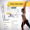 Custom Logo Fitness Exercise Tribe Lifting Fabric Pull up Resistance Bands Set for Hip Circle