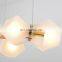 Living Room Modern Glass Ball Chandelier Pendant Lamp