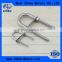 U bolt with washer and nut AISI304/316 grade stainless steel material u bend bolt auto parts