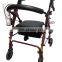 Medical equipment foldable aluminum walker rollator walking aids