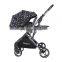 Luxury foldable 3 in 1 travel system light weight baby strollers walkers