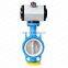 Bundor 4 Inch Pneumatic Hydraulic Actuator Butterfly Valve Wafer Type Butterfly Valve