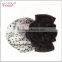 big decorative black chiffon hair flowers clip for adults