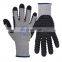 HANDLANDY Durable dipping nitrile smooth work glove TPE coated rubber cut level 4 ,13G anti cut work gloves