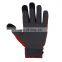 HANDLANDY Microfiber Palm with Foam Padding Hand Gloves for Construction Work Gloves Touch Screen Car Mechanic Gloves