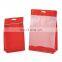 Custom printed eco friendly commercial food packaging bag with window
