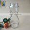 Glass Drinking Bottle With Plastic Straw Wholesale