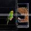 Automatic Acrylic Bird Seed Feeder Clear Acrylic Bird Cage