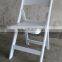 Factory supply plastic resin italian design plastic chair white wedding folding chair
