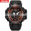 SMAEL 1509 Simple Outdoor Men's Sport Watch Hommes LED S-shock Digital Wristwatch Clock China 2020 Plastic Men Silicone Resin