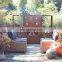 Outdoor Backyard Garden Heater Wood Burning Corten Steel Woodfired Fireplace