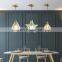 New Arrival Modern Minimalist Pendant Light Aisle Balcony Ceiling Light Brass And Glass Bedside Small Chandelier