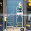 2018 hot sale Construction aluminium mobile telescopic scaffolding tower ladder