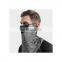 UV Protection Summer Breathable Reusable Bandanas black gaiter mask with ear loop UPF50+ UV Protection Face and Neck Scarf