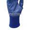 Liquid-resistance Auto Repair Safety Gloves Smooth Nitrile Coated Work Gloves