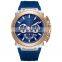 Customized Sport Classic Montre Homme Blue Silicone Straps Luxury Wristwatches Water Proof Man Watch
