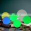 birthday gift decorative ball led yard solar gate light RGB warm light pendant ball lamp