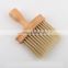Wholesale Natural Color Broken Hair Sweep Brush Neck Duster Brush With Nylon Bristles