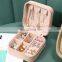 Wholesale Luxury Pu Travel Jewelry Organizer Case  Leather Mini Travel Jewelry Boxes