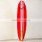 With handle and vent plug deck bamboo sup board