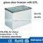 110V 60HZ energy saving commercial glass door freezer,mini china display freezer with ETL