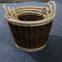 New Design Oval Wicker Woven Flower Garden Basket with Ear Handle