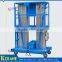 Aluminum mast-type electric hydraulic lift, high rise work platform