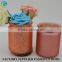 Luxury moroccan glass jar rose gold colored for wedding decoration centerpieces