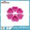 Food Grade Custom 6 Holes Heart Flower Shape Silicon Baking molds