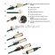 Professional locking 1 / 4 inch 6.35mm cable female jack connector for secure in-line connections like Neutrik NJ3FC6