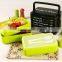 2015 Newest Europe Biggest 4 layers lunch box, microwave lunch box, Portable handheld lunch box